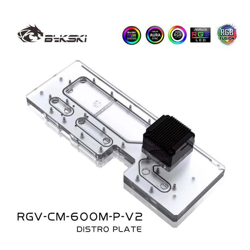 Distro Plate Ddc Pump Combo - Zbiornik akrylowy BYKSKI do obudowy komputera