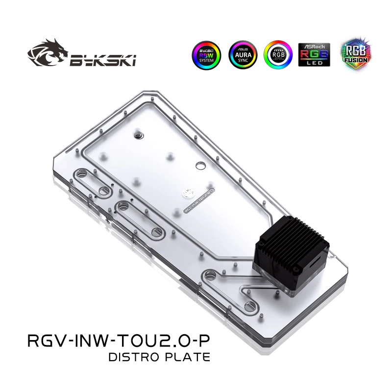 Distro Plate Ddc Pump Combo - BYKSKI Akrylowa płytka wodna do zastosowań