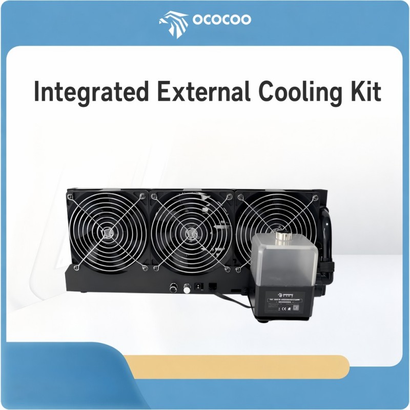 External Radiator Water Cooling Kit - Zewnętrzny zestaw chłodzenia wodnego OCOCOO, radiator
