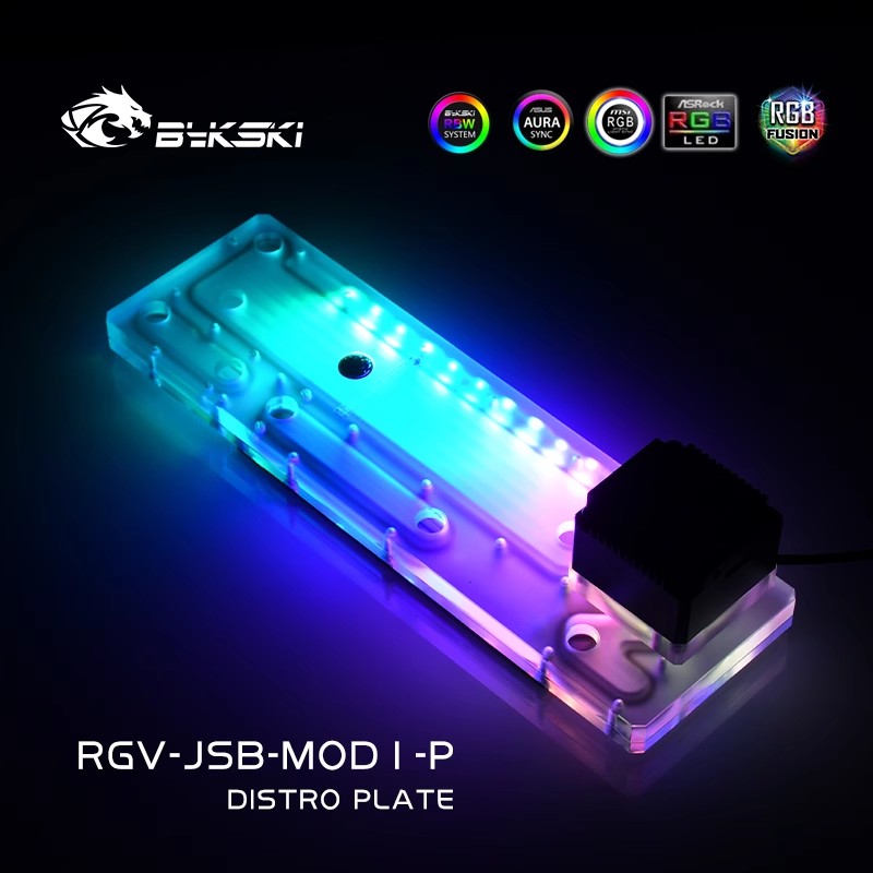BYKSKI Akrylowa płytka do kana – Distro Plate Ddc Pump Combo recenzja i cena